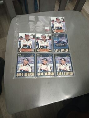 Source Unknown Dale Earnhardt Jr. Racing Card Set - White, Black, Blue